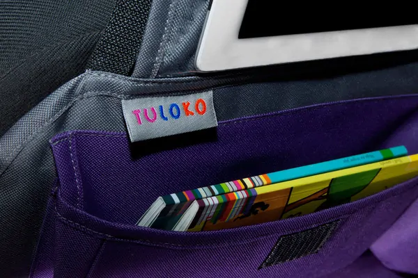 Vreckár do auta pre deti + držiak na tablet Tuloko - čierný