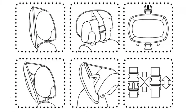 Zrkadlo do auta TULOKO