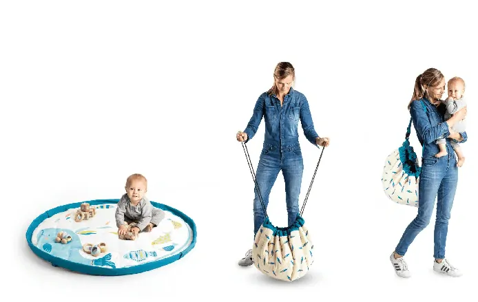 Vak na hračky / podložka na hranie Play&Go Soft - Moulin Roty Olga