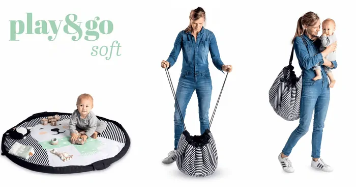 Vak na hračky / podložka na hranie Play&Go Soft - Polar Bear