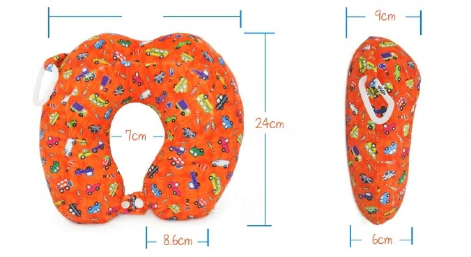 Hugger - Ergonomický cestovný vankúš Baby Dinosy