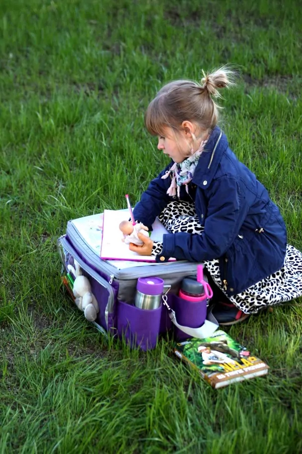 Cestovná taška a organizér Tuloko - fialová farba