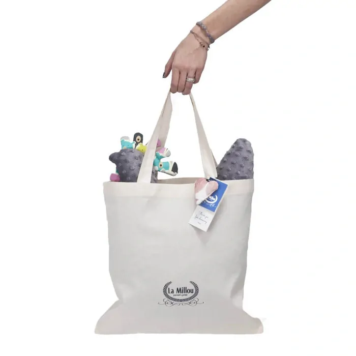 La Millou - Luxusný multifunkčný vankúš Grandma Dana's Hen - Navy/Aqua Palms