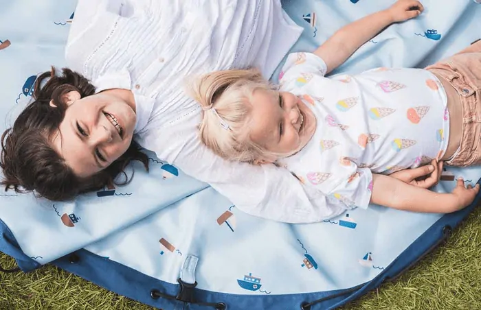 Nepromokavý vak na hračky / podložka na hranie Play&Go - Outdoor boats